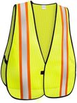 KAYGO Kids High Visibility Vests, Child Safety Vest Reflective with Hook and Loop,KGKID200,Yellow,XS