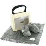 UGG Baby Bixbee and Lovey Bootie, Charcoal, 2-3 Infant