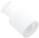 Universal UN940W Obturator Male/Female Luer Lock Caps White (Pack of 100)