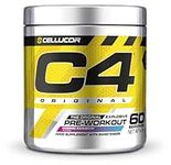 C4 Original Beta Alanine Sports Nutrition Bulk Pre Workout Powder for Men & Women | Best Pre-Workout Energy Drink Supplements | Creatine Monohydrate | Cosmic Rainbow | 60 Servings