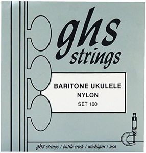 GHS Strings Ukulele 100 Baritone Ukelele (Bk Nyln) Brz