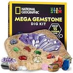 NATIONAL GEOGRAPHIC Dig Kit – Dig Up Real Gems and Birthstones, STEM Science & Educational Toys make Great Kids Activities