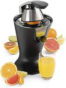 Princesse Presse-agrumes – Levier de pression – 300 W – Acier inoxydable – Noir mat – Facile à nettoyer – 201857