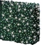 Collections Etc Solar Powered Outdoor String Lights, Decoration for Garden, Yard, Patio, Christmas, Tree, Party, Holiday, Home, White, 500