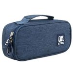 Arsenio New Kids Compass Navy Blue Large Capacity Pencil Pouch Aesthetic Pencil Case Large Capacity Best Thing to Put Pen Pencil Sharpener Rubber Best Gift for Girls and Boys (Multi)