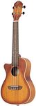Ortega Guitars Concert Ukulele Lefthanded – Electro-Acoustic – Earth Series – with Cutaway – Okoume, Brown (RUDAWN-CE-L)