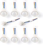 JESSINIE 10PCS PIR Motion Sensor Light Switch AC85-265V Led Light Pir Infrared Human Body Induction Sensor Home Smart Detector Inductor Switch