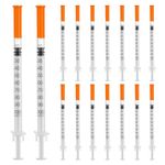 20pcs/pack, 1ml Dispensing Measuring Tool with 30G (13mm long), Multiple Uses Laboratory Accessories, Individually Wrapped