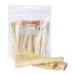 JR Pet Products 250g 6" Beef Bull Cow Tails Dog Treat Dental Chew Low Odour Like Pizzle