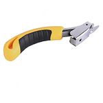 Staple Remover,Remover/Heavy Duty,Rapid Remover for Removing Staples, Steel Construction, Upholstery Lifter/Metal Professional Puller Rubberized Staples Removal Tool