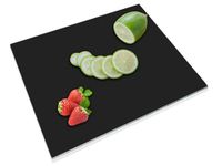 A&R Brother Home Glass Cutting Board 16 x 12 inch Set of 1, The Place Mat,Decorative Square Marble Cutting Board for Kitchen with Tempered Glass