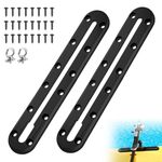 KEDEMAS Kayak Track, Kayak Rail Self-Assembly Mount Track Kayak Fishing Accessories for Fishing Rod Holder/Paddle Holders/Fish Finder/Cup Holder/Anchor Cleats (11")