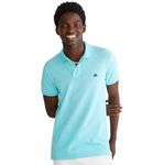 AEROPOSTALE Men's Polo, Blue Radiance, Medium