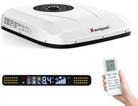 Xenjum 12V RV Air Conditioner, 11000BTU ONLY-43LBS Low-Profile Camper AC Unit, Ultra-Low Energy Use, 12 Volt DC Battery Powered Quiet AC for Off-Grid Camping, RVs, Vans, Trucks, Trailers (Cool Only)