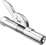 CAVLA Grease Gun Coupler, High Pressure Grease Nipple Compatible with All Grease Guns 12,000 PSI, Heavy-Duty Quick Lock and Release 1/8" NPT Grease Coupler