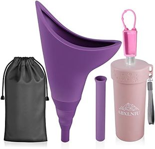 ABXLNIU Female Urinal Female Urination Device for Women with Tube, Reusable Pee Funnel for Women Standing Up Wee She Pee Used for Car, Travel, Hiking, Camping