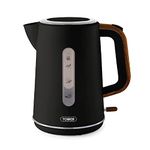 Tower T10037BLK Jug Kettle with Rapid Boil, 3000W, Black, 1.7 l