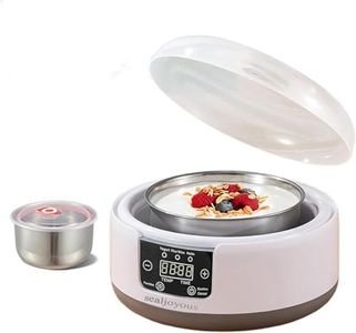 36 Hour Constant temperature control Yogurt Maker with Adjustable Time Control Automatic Digital LCD Display 1.2L Capacity for Perfect Homemade Yogurt Easy to Use and Clean Ideal for Healthy Lifestyle