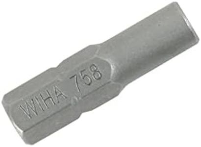 Wiha Sys 4 Micro Bit Adapter 4mm to 1/4" 25mm