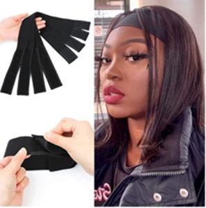 Elastic Bands for Wig Edge Band, Lace Melting Band Wig Accessories Adjustable Wig Bands for Women Girls Laying Edge Headbands 2Pcs