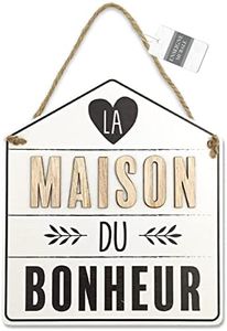 STC Plaque Deco Maison la Maison du Bonheur