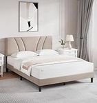 Novilla King Size Bed Frame with Ad