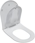 AQUATIZ D-Shaped Toilet Seat with B