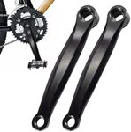 Fahibin 2 x Bicycle Crank arm for Road Bikes, Mountain Bikes, Folding Bikes (2 Left cranks)