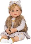 ADORA Toddler Time Babies, 20" Premium Doll with Hand Painted Eyelashes and Face, Fresh Baby Powder Scent and Removable Clothing, Birthday Gift for Ages 6+ - Glam