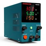 HANMATEK Laboratory Power Supply 0-30V 0-5A HM305M with 3-Digit Display Protection OVP OCP OPP