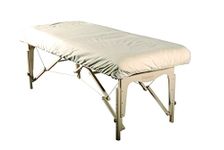 Master Massage Table Physic Couch Beauty Bed Universal Size Fitted Cotton Soft Flannel Table Cover, Cream