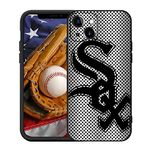 for White Sox Baseball Fans Case Cover Compatible with iPhone 13, Cute Slim Protective Case for 13 6.1 inch