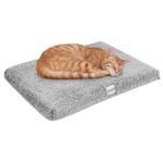 Navaris Pet Self Heating Pad - Cat or Dog Self Warming Mat - Pets Bed for Dogs/Cats Own Body Heat - With Removable Washable Cover - 60x45cm