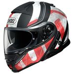 Shoei Neotec II Jaunt Helmet (Medium) (Matte White/RED/Black)