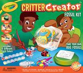 Crayola Critter Creator Fossil Lab, Make Your Own Bug Fossils, Modeling Clay Kit for Kids, Art and Craft Activity, Learn About Bugs, STEAM Kit, Great Gift!