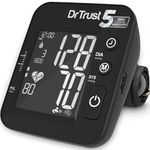 Dr Trust USA Intellitrack 132 Fully Automatic Dual Talking Portable Digital Blood Pressure Monitor BP Machine For Hypertension & Managing Heart Health, BP Apparatus For Home & Clinic Use, Most Accurate Measurement, USB Compatible with Backlight