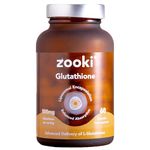 Zooki 500mg Liposomal Glutathione Capsules | 4X Higher Absorption | Ultimate Skin, Liver, Detox, Energy Support | Natural Ingredients, Vegan | (30 Servings)