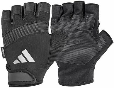 adidas Performance Gloves for Women and Men - Built-In Mesh Ventilation - Ergonomic Padding for Comfort and Grip - Adjustable Velcro Fastening - For Training, Sports, and General Fitness - Large