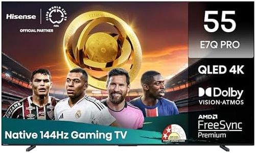 Hisense 139 cm (55 inches) E7Q PRO Series 4K Ultra HD Smart QLED TV 55E7Q PRO (Charcoal Grey)