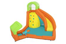 Bestway H2OGO! Inflatable Water Park | Water Slide and Pool for Kids, with Climbing Wall, Canopy Cove Mega Water Park, 4.26m x 3.69m x 2.64m