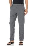 prAna Men's Vaha E-Waist Pant Yoga, Gravel Weave, Large