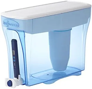 ZeroWater 23 Cup Dispenser with Free TDS Meter (Total Dissolved Solids) - ZD-018