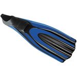 Mares Superchannel Full Foot Scuba Fins, 6.5/7.5, Blue