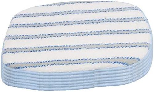 LTWHOME Microfiber Scrubbing Mop Pads Fit for McCulloch MC1375, MC1385 Steam Cleaner, Compatiable with McCulloch A1375-101(Pack of 6)