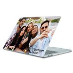 SHUMEI Custom Compatible with MacBook Air 13 inch Case Model A1369/A1466 (Release 2010-2017) Personalized Photos Crystal Clear Hard Shell Cover for Older Version MacBook Pro 13"