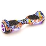 WEELMOTION Hoverboard with Music Speaker, 6.5" Shining All Terrain Wheels and Vibrant lights, UL2272 Certified self balancing scooter with complimentary hover board bag, with Range up to 8 kms