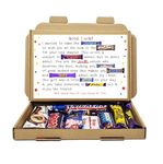 Personalised Good Luck New Job Sorry your leavingTreat Box Letterbox Gift Hug in a Box Hamper Chocolate Poem Unique - Multi Me/I