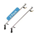 Sammons Preston Reacher with Super Strong Magnet, 32 Inch, Grabber Reacher Tool, Lightweight Trash Picker Grabber & Garden Nabber, Handy Aluminum Pick Up & Reaching Claw, Dressing Assist Tool, 2 Pack