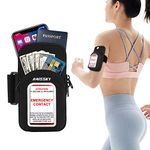 Running Armband Phone Armband Pouch for iPhone 12 Pro Max/11 Pro/XS max/XR/X/8 7 Plus Samsung A10S S20 S10 S9 S21 up to 6.8", Cell Phone Armband Sports Arm Band Phone Holder for Gym Exercise Workouts