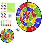 29" Large Dart Board Set for Kids, Boys Toys Double Sided Dartboards with Sticky Balls, Indoor/Sport Outdoor Fun Party Play Game Toys, Birthday Gifts for 3 4 5 6 7 8 9 10 11 12 Year Old Boys Girls